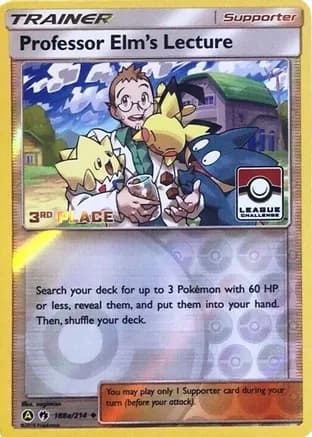 Professor Elm's Lecture - 188a/214 (League Challenge) [3rd Place] — League & Championship Cards