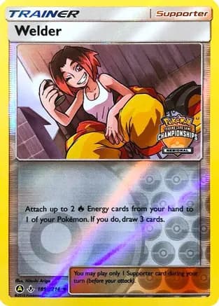 Welder - 189a/214 (Regional Championships) — League & Championship Cards