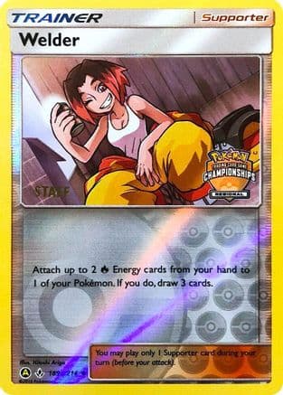Welder - 189a/214 (Regional Championships) [Staff] — League & Championship Cards