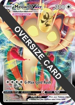 Meowth VMAX - SWSH005 — Jumbo Cards