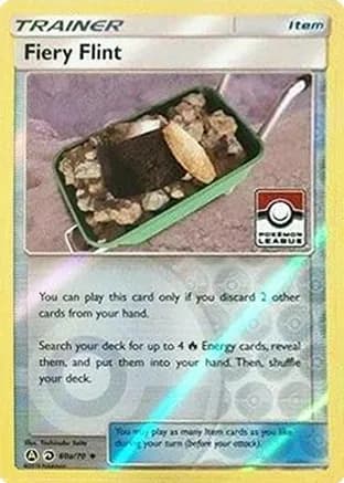 Fiery Flint - 60a/70 (Pokemon League) — League & Championship Cards