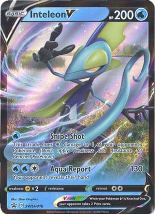 Inteleon V - SWSH016 — SWSH: Sword & Shield Promo Cards