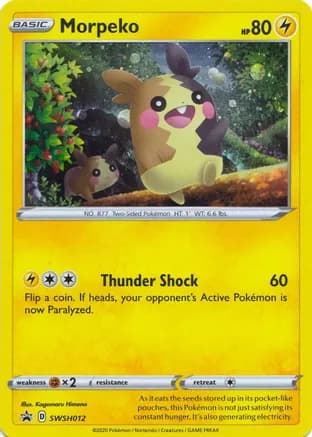 Morpeko - SWSH012 — SWSH: Sword & Shield Promo Cards