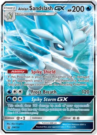 Alolan Sandslash GX - SM236 — SM Promos