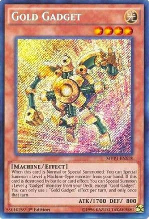 Gold Gadget — The Dark Side of Dimensions Movie Pack: Secret Edition Yu-Gi-Oh! card by KAZUKI TAKAHASHI