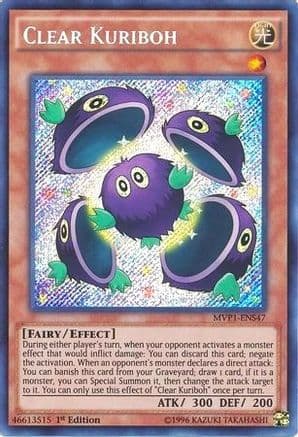 Clear Kuriboh — The Dark Side of Dimensions Movie Pack: Secret Edition Yu-Gi-Oh! card by KAZUKI TAKAHASHI