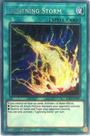 Lightning Storm — Yu-Gi-Oh! card