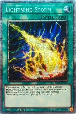 Lightning Storm (Starlight Rare) — Yu-Gi-Oh! card