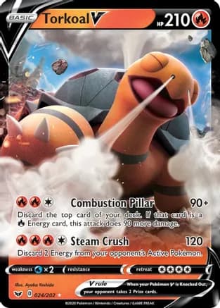 Torkoal V — SWSH01: Sword & Shield Base Set