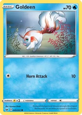 Goldeen (045) — SWSH01: Sword & Shield Base Set