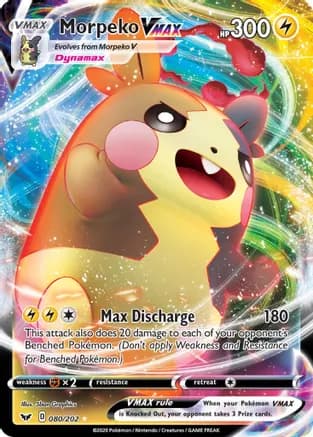 Morpeko VMAX — SWSH01: Sword & Shield Base Set Pokémon TCG card by 5ban Graphics