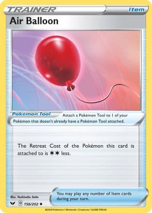 Air Balloon — SWSH01: Sword & Shield Base Set Pokémon TCG card by Yoshinobu Saito
