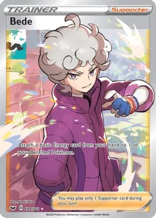 Bede (Full Art) — SWSH01: Sword & Shield Base Set