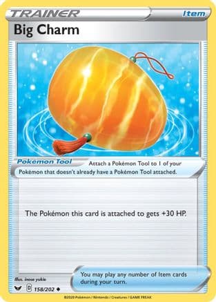Big Charm — SWSH01: Sword & Shield Base Set Pokémon TCG card by inose yukie
