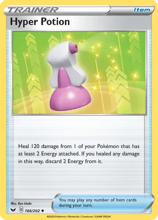 Hyper Potion — SWSH01: Sword & Shield Base Set Pokémon TCG card by Ryo Ueda