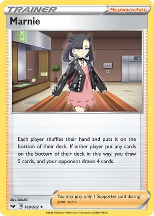Marnie — SWSH01: Sword & Shield Base Set Pokémon TCG card by kirisAki