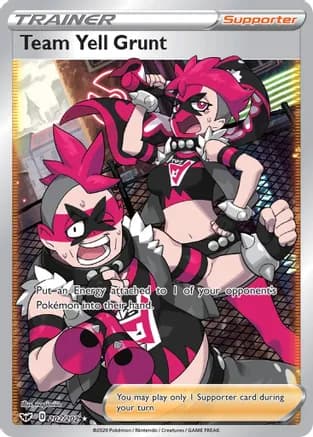 Team Yell Grunt (Full Art) — SWSH01: Sword & Shield Base Set
