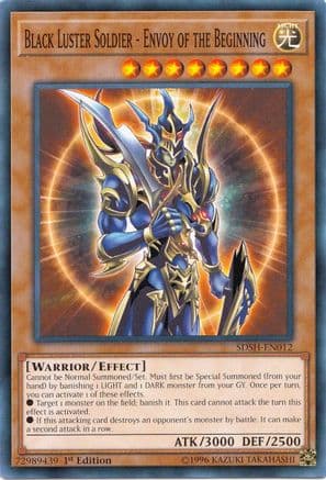Black Luster Soldier - Envoy of the Beginning — Structure Deck: Shaddoll Showdown Yu-Gi-Oh! card by KAZUKI TAKAHASHI