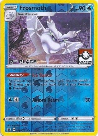 Frosmoth - 064/202 (League Challenge) [2nd Place] — League & Championship Cards Pokémon TCG card by Kagemaru Himeno
