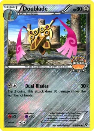 Doublade - 84/146 (Regional Championships) — League & Championship Cards