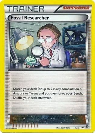 Fossil Researcher - 92/111 (Cosmos Holo) — Miscellaneous Cards & Products Pokémon TCG card by Naoki Saito