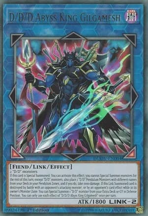 D/D/D Abyss King Gilgamesh — Duel Overload
