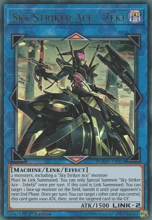 Sky Striker Ace - Zeke — Duel Overload