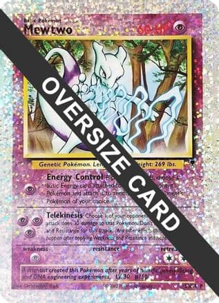 Mewtwo - S4/S4 (Box Topper) — Jumbo Cards Pokémon TCG card by Ken Sugimori