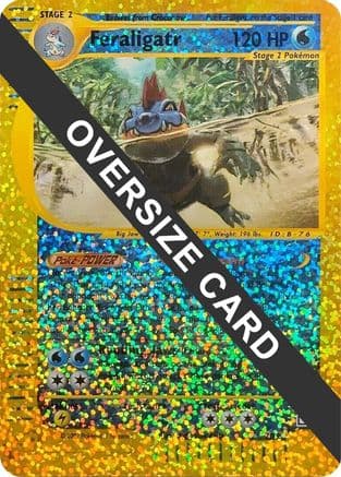 Feraligatr - 2/12 (Box Topper) — Jumbo Cards Pokémon TCG card by CGC
