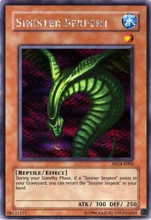 Sinister Serpent — World Championship 2004: GBA Promo Yu-Gi-Oh! card by KAZUKI TAKAHASHI