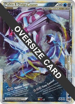 Palkia & Dialga Legends - 101/102 + 102/102 (Single Oversized Promo) — Jumbo Cards