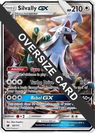 Silvally GX - 90/111 — Jumbo Cards Pokémon TCG card by 5ban Graphics