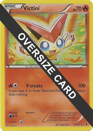 Victini - 15/101 — Jumbo Cards Pokémon TCG card by Naoki Saito