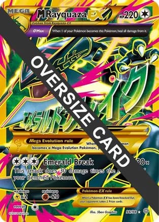 M Rayquaza EX - 98/98 — Jumbo Cards