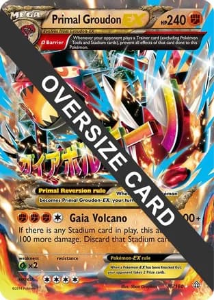 Primal Groudon EX - 86/160 — Jumbo Cards