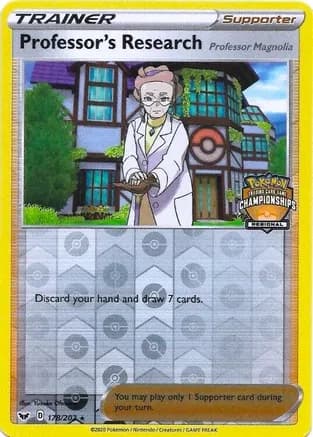 Professor's Research [Professor Magnolia] - 178/202 (Regional Championships) — League & Championship Cards