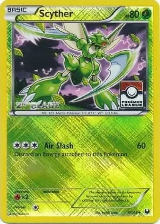 Scyther - 4/108 (Pokemon League) [2nd Place] — League & Championship Cards