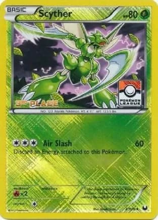 Scyther - 4/108 (Pokemon League) [3rd Place] — League & Championship Cards