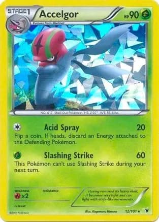 Accelgor - 12/101 (Cracked Ice Holo) — Deck Exclusives