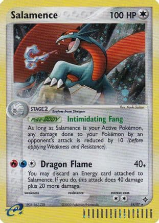 Salamence - 19/97 (e-League) — Nintendo Promos Pokémon TCG card by Kouki Saitou