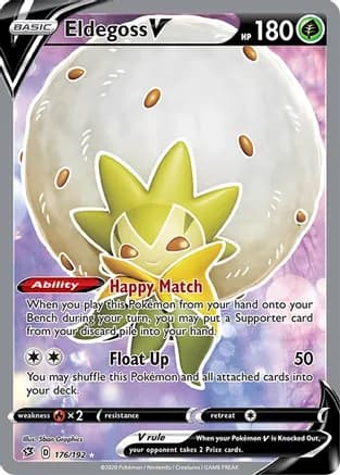 Eldegoss V (Full Art) — SWSH02: Rebel Clash