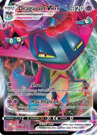 Dragapult VMAX — SWSH02: Rebel Clash Pokémon TCG card by aky CG Works
