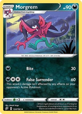 Morgrem — SWSH02: Rebel Clash Pokémon TCG card by Hitoshi Ariga