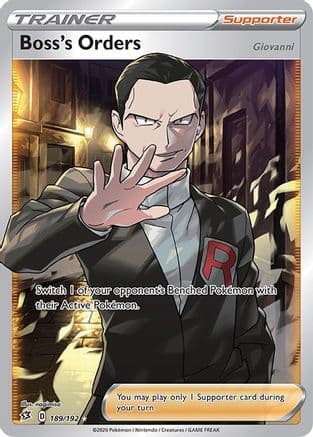 Boss's Orders (Full Art) — Pokémon TCG card