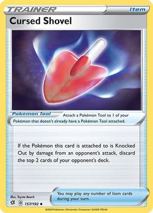 Cursed Shovel — SWSH02: Rebel Clash Pokémon TCG card by Toyste Beach
