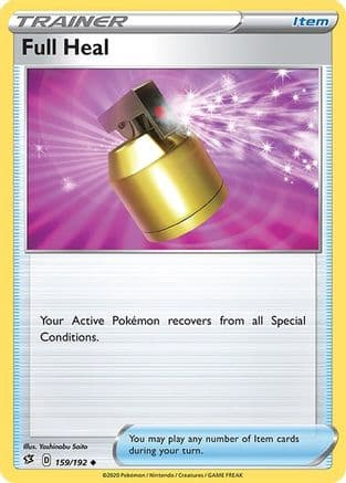 Full Heal — SWSH02: Rebel Clash Pokémon TCG card by Yoshinobu Saito