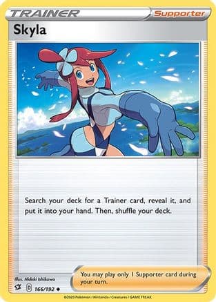 Skyla — SWSH02: Rebel Clash Pokémon TCG card by Hideki Ishikawa