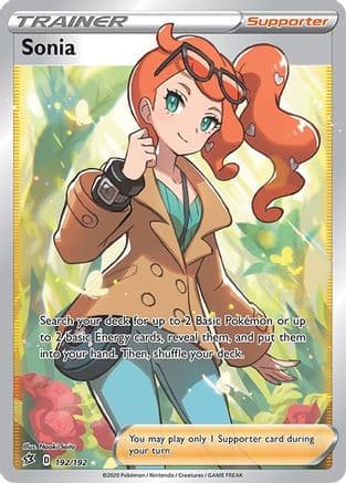 Sonia (Full Art) — Pokémon TCG card