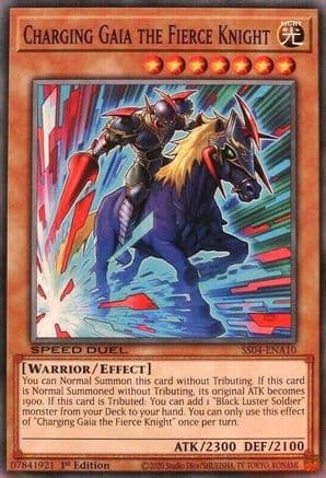 Charging Gaia the Fierce Knight — Yu-Gi-Oh! card