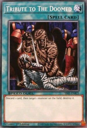 Tribute to The Doomed — Yu-Gi-Oh! card
